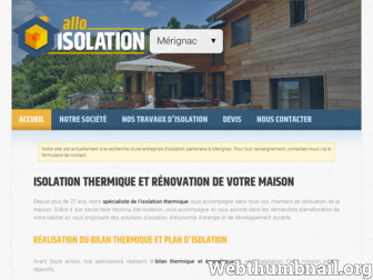 allo-isolation-merignac.fr website preview