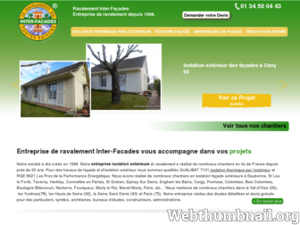 inter-facades.fr website preview