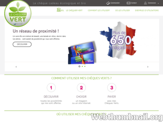 lechequiervert.fr website preview