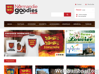 normandie-goodies.com website preview