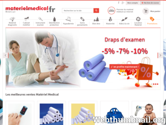 materielmedical.fr website preview