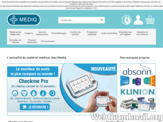 mediq.fr website preview