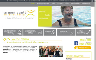 armensante-materiel-medical.com website preview