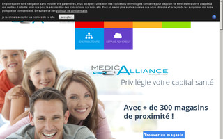 centrale-medicalliance.fr website preview