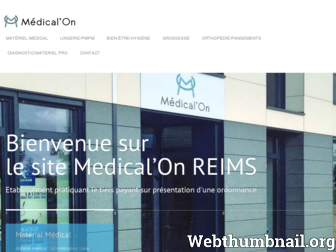 medical-on.fr website preview