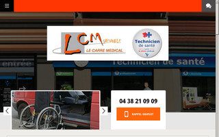 lecarremedical.fr website preview