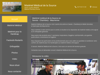 materiel-medical-source.fr website preview