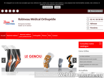 robineaumedical.fr website preview