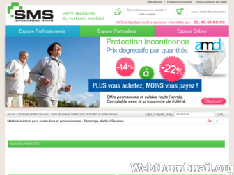 saintonge-medical.fr website preview