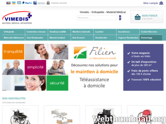 vimedis.fr website preview
