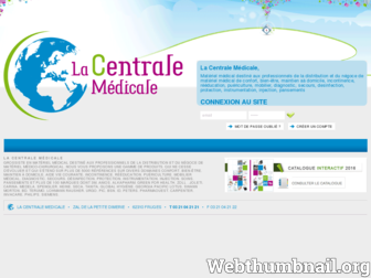 lacentralemedicale.fr website preview
