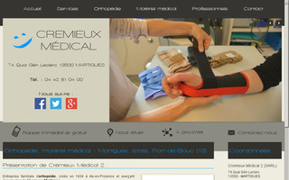 materiel-medical-martigues.com website preview