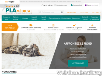 materiel-pla-medical.fr website preview