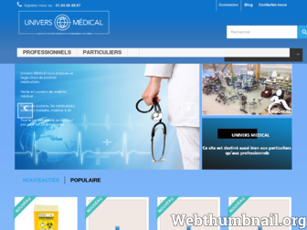 univers-medical.com website preview