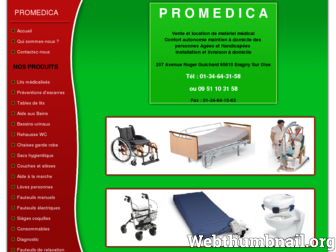 promedica.fr website preview