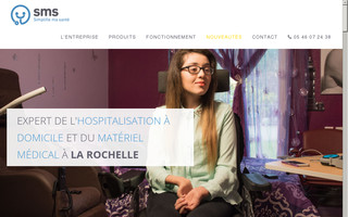 smsmedical.fr website preview