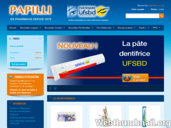 papilli.fr website preview