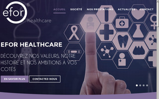 efor-healthcare.fr website preview