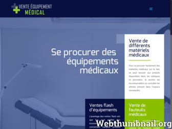 vente-equipement-medical.fr website preview