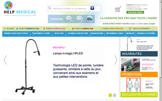 helpmedical.fr website preview