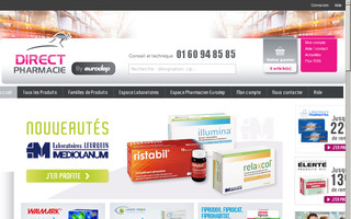 direct-pharmacie.fr website preview