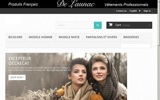 blouse-medicale-delaunac.fr website preview