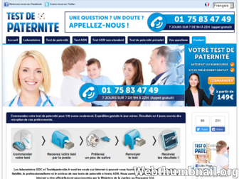 testdepaternite.fr website preview