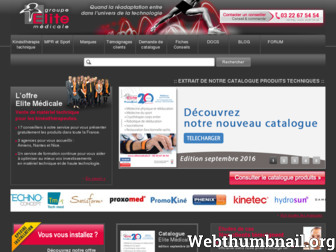 elitemedicale.fr website preview