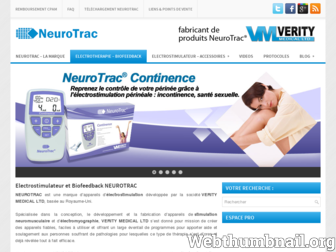 neurotrac.fr website preview