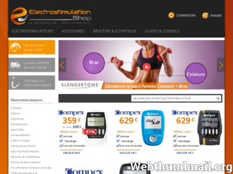 electrostimulation-shop.fr website preview