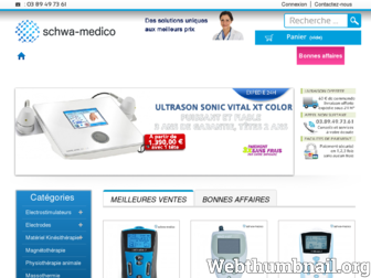schwa-medico.fr website preview