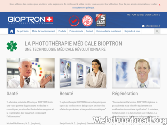 bioptron.fr website preview
