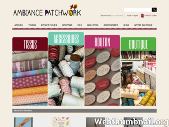 ambiance-patchwork.fr website preview