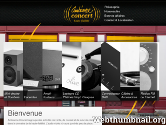 ambiance-concert.fr website preview
