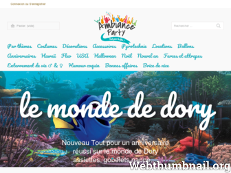 ambiance-party.eu website preview