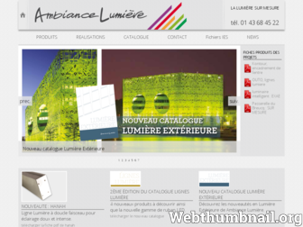 ambiance-lumiere.com website preview