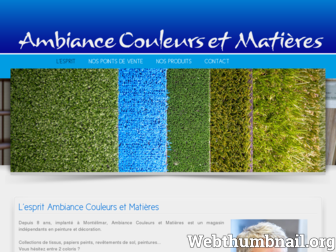 ambiance-couleurs-matieres.fr website preview