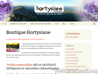 hortysiane.fr website preview
