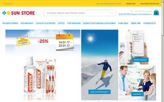 sunstore.ch website preview