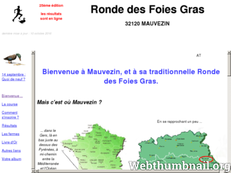 rondedesfoiesgras.free.fr website preview