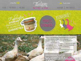 foies-gras-thocaven.com website preview