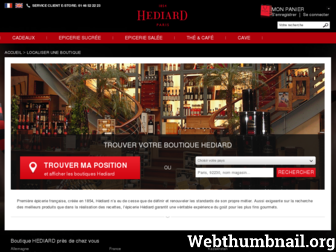 boutiques.hediard.fr website preview