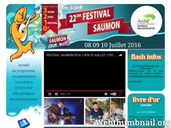 festivalsaumon.fr website preview