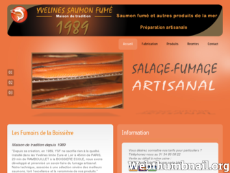 yvelines-saumon-fume.fr website preview