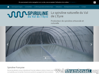 spiruleyre.fr website preview