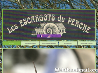 escargots-du-perche.com website preview