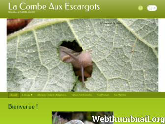 la-combe-aux-escargots.fr website preview