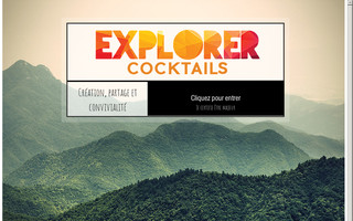 explorercocktails.com website preview