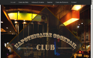 apothicairecocktail.club website preview