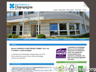 imprimerie-champagne.com website preview